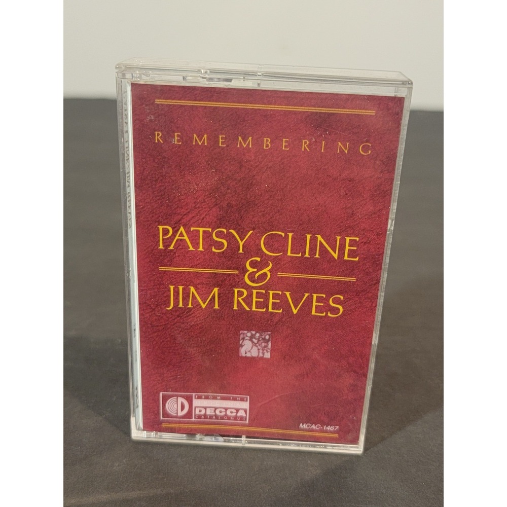 Patsy Cline & Jim Reeves Remembering Cassette 1982 MCA‎ Records
